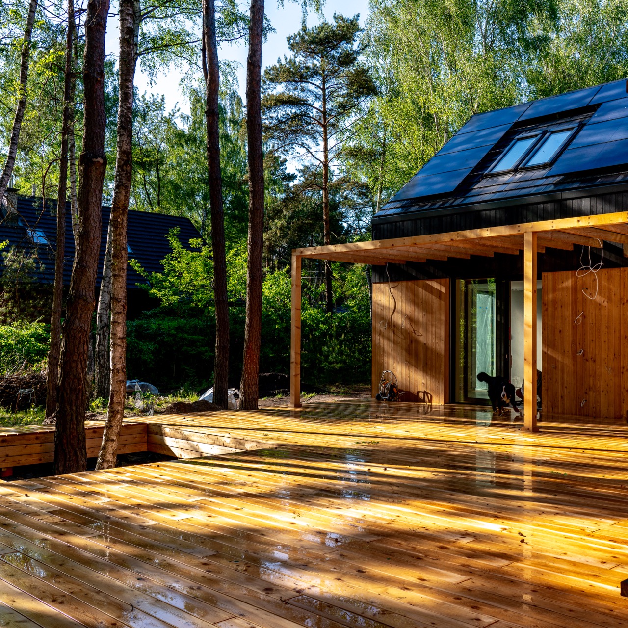 Vilket trä för en trädgårdspaviljong?